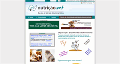 Desktop Screenshot of nutricao.vet.br